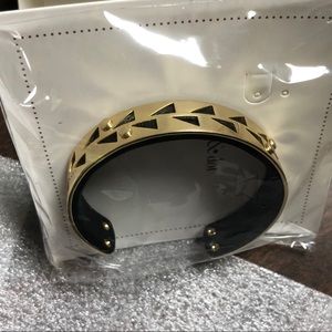 Stella And Dot Triangle Gold Metal Cuff Bracelet